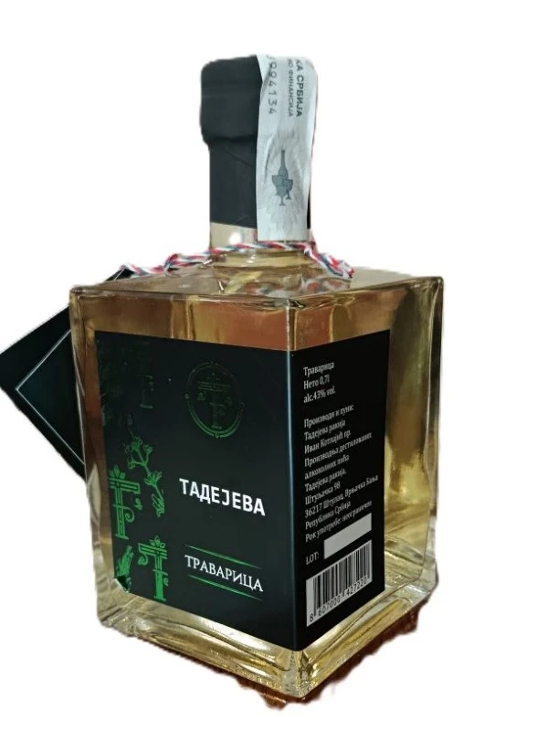 Тадејева ракија траварица 0.7 л