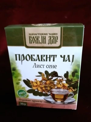 Пробавит чај, лист сене, 50 грама - Манастир Светог Јована Богослова Поганово