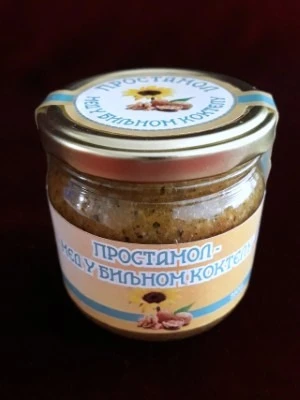 Простамол мед 250г-ман.Поганово