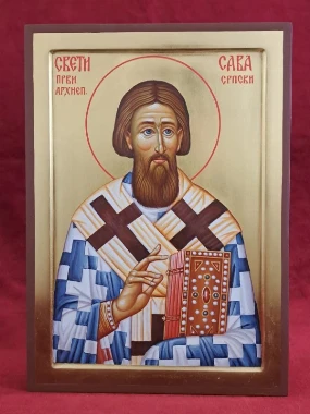 Осл.икона 26х36 Св.Сава-А.Минић