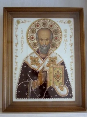 Икона ручни рад Св.Никола 670-МСЈ