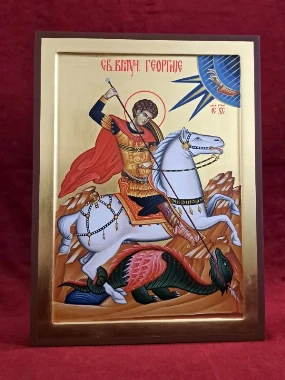 Осл.икона 30х40 Св.Георгије -А.Минић